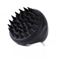 Hair Scalp Brush Shampoo Massager (Upgraded Version) Long Silicone Bristles, Easily Reach the Root of Thick Curly Hair for Dandruff Removal and Hair Growth