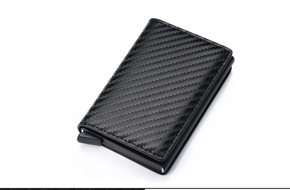 Anti-theft Cards Protectors Card Holder Minimalist Smart Wallet RFID Protection Aluminum Metal Box Cardholder Case Porte Carte