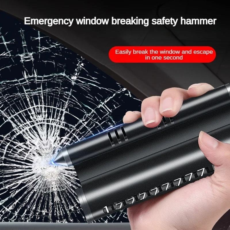 Safety Hammer Car Temporary Parking Number Plate Car Moving Number Emergency Window Breaking Machine