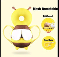 Head Back Protector Baby Protect Pillow Learn Walk Headgear Prevent Injured Safety Pad prevention Fall Cartoon Bee Kids Pillows