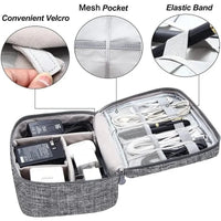 Cables Organizer, Universal Carry Travel Gadget Bag for Cables, Plug and More, Perfect Size Fits for Pad Phone Charger Hard Disk