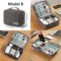 Cables Organizer, Universal Carry Travel Gadget Bag for Cables, Plug and More, Perfect Size Fits for Pad Phone Charger Hard Disk