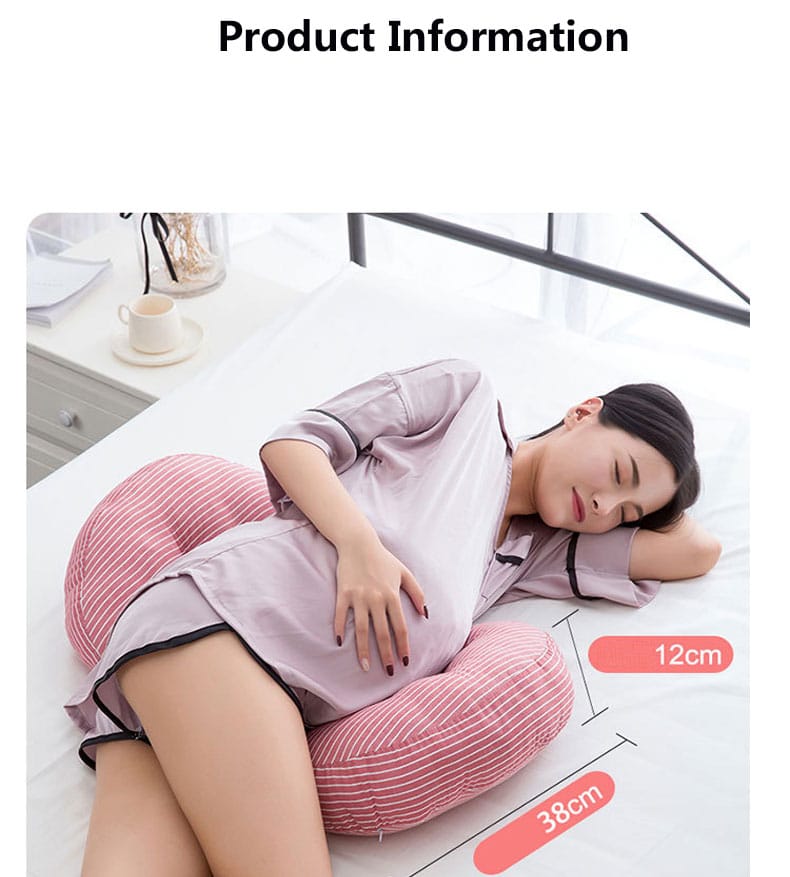 FANTZEI Premium Quality Pillow Lumbar Support Abdominal Sleeping Pillow Washed Cotton Pregnancy Pillow Multifunctional Pregnancy Belly Sopport Pillow