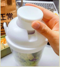 New Portable Salad Cup with Fork Fresh Salad Container Bottle Vegetable Fruit Breakfast Lunch Carry To Go for Work Travel Picnic